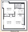 One Bedroom One Bath